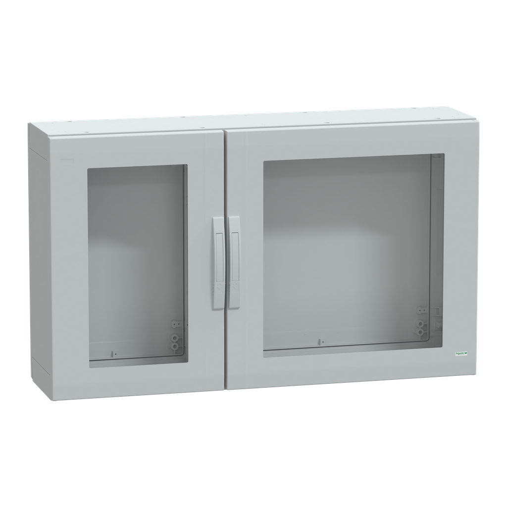 NSYPLA7123TG – Floor standing polyester enclosure, Thalassa PLA, glazed door, completely sealed, 750x1250x320mm, IP65, IK08