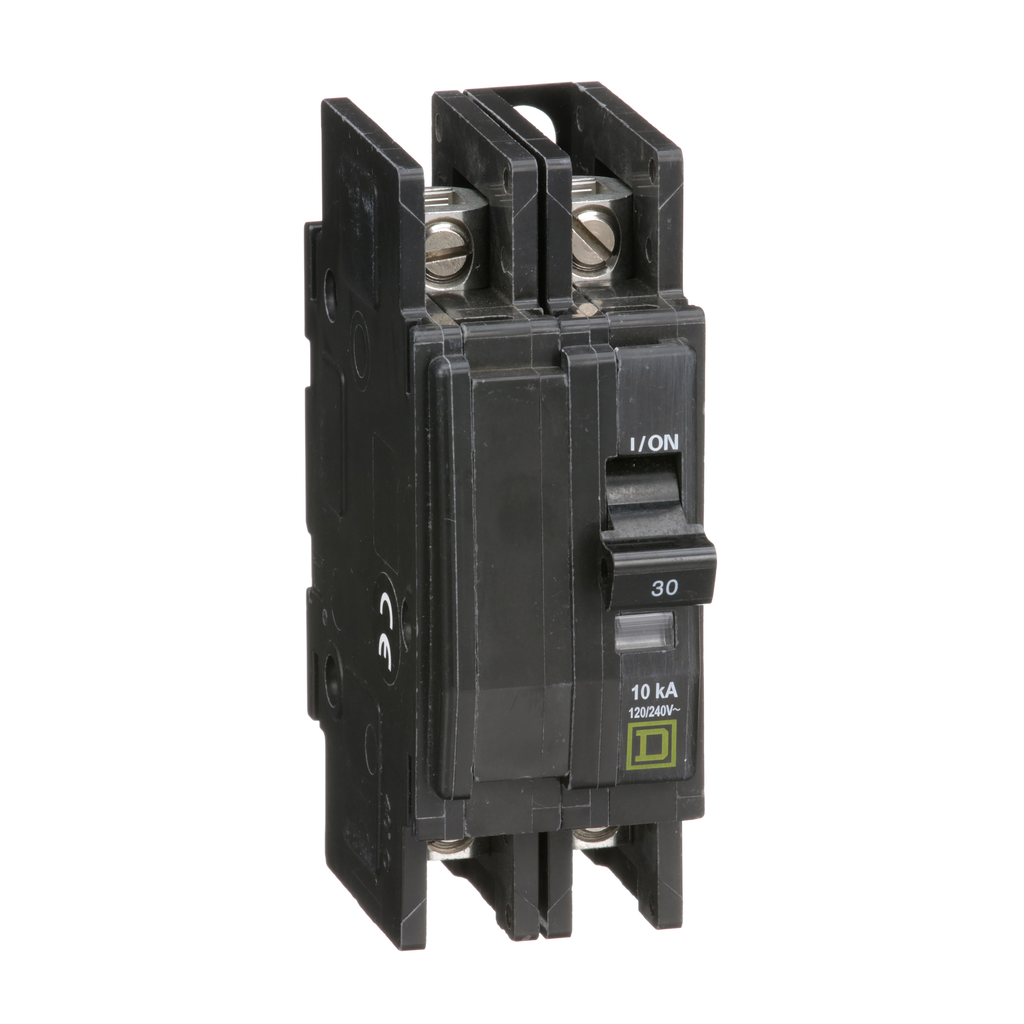 QOU230 – Mini circuit breaker, QOU, 30A, 2 pole, 120/240VAC, 10kA