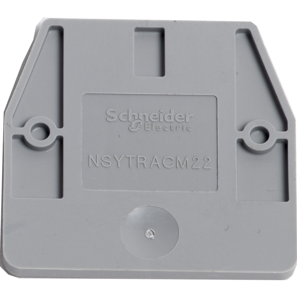 NSYTRACM22 – Cover plate, Linergy TR, 1mm width, for mini screw terminals NSYTRV-2M, , grey, Set of 50