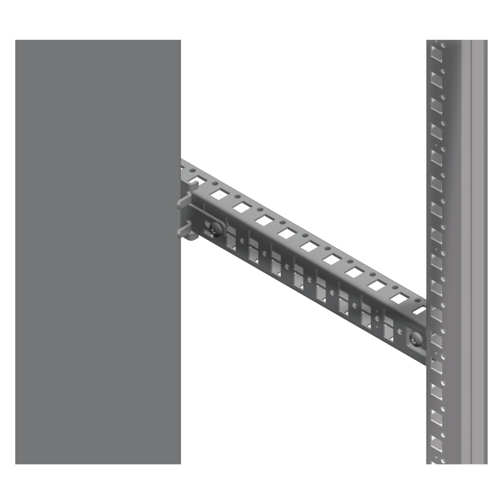 NSYSMPFA – Intermediate fixing supports for mounting plate in advanced position, PanelSeT SFN, PanelSeT SF, steel