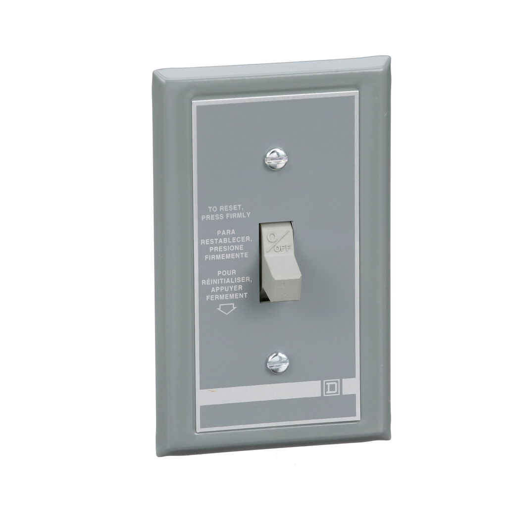 2510FF1 – FHP Manual Starter – Flush Mount – 1P – Toggle Operated – No Indicator – 277VAC
