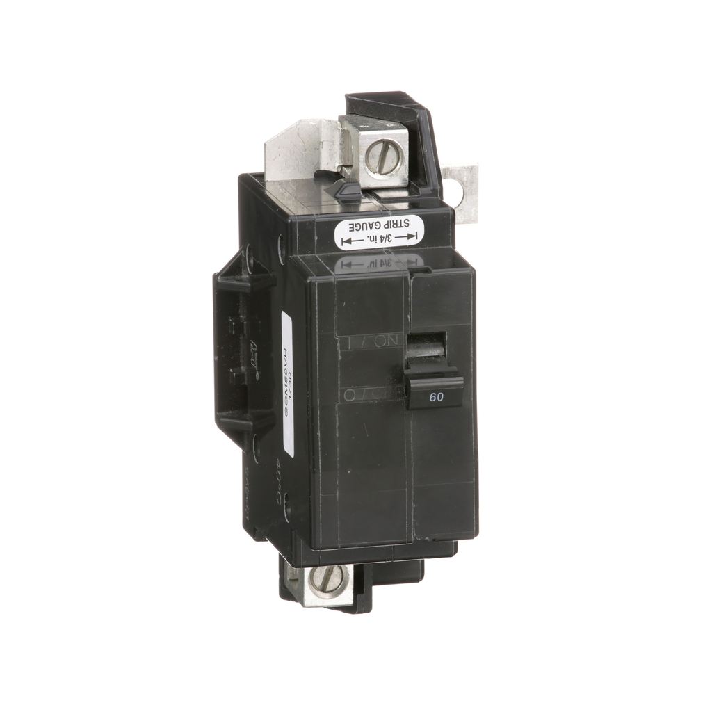 QOM60VH – Main breaker, QO, 60A, 2 pole, 120/240VAC, 22kA, bolt on