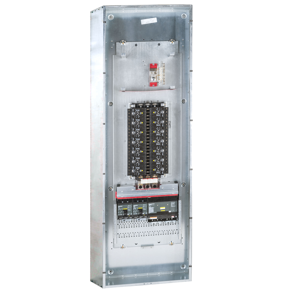 CP18864N4Q2C – Panelboard, I-Line, 400A, 3 phase, 225A NQ lighting section with 42 circuits, Cu bus