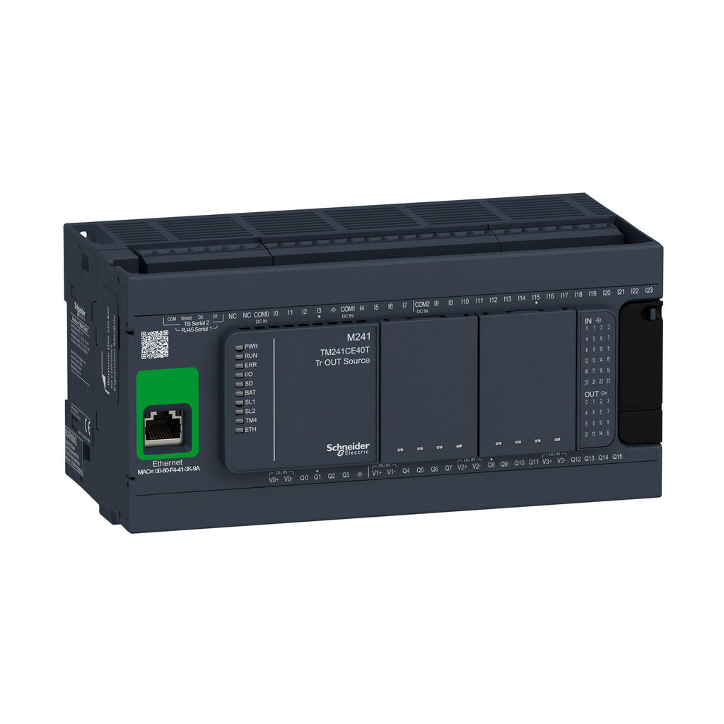 Mayer-DDS-logic controller, Modicon M241, 40 IO, transistor, PNP, Ethernet-1