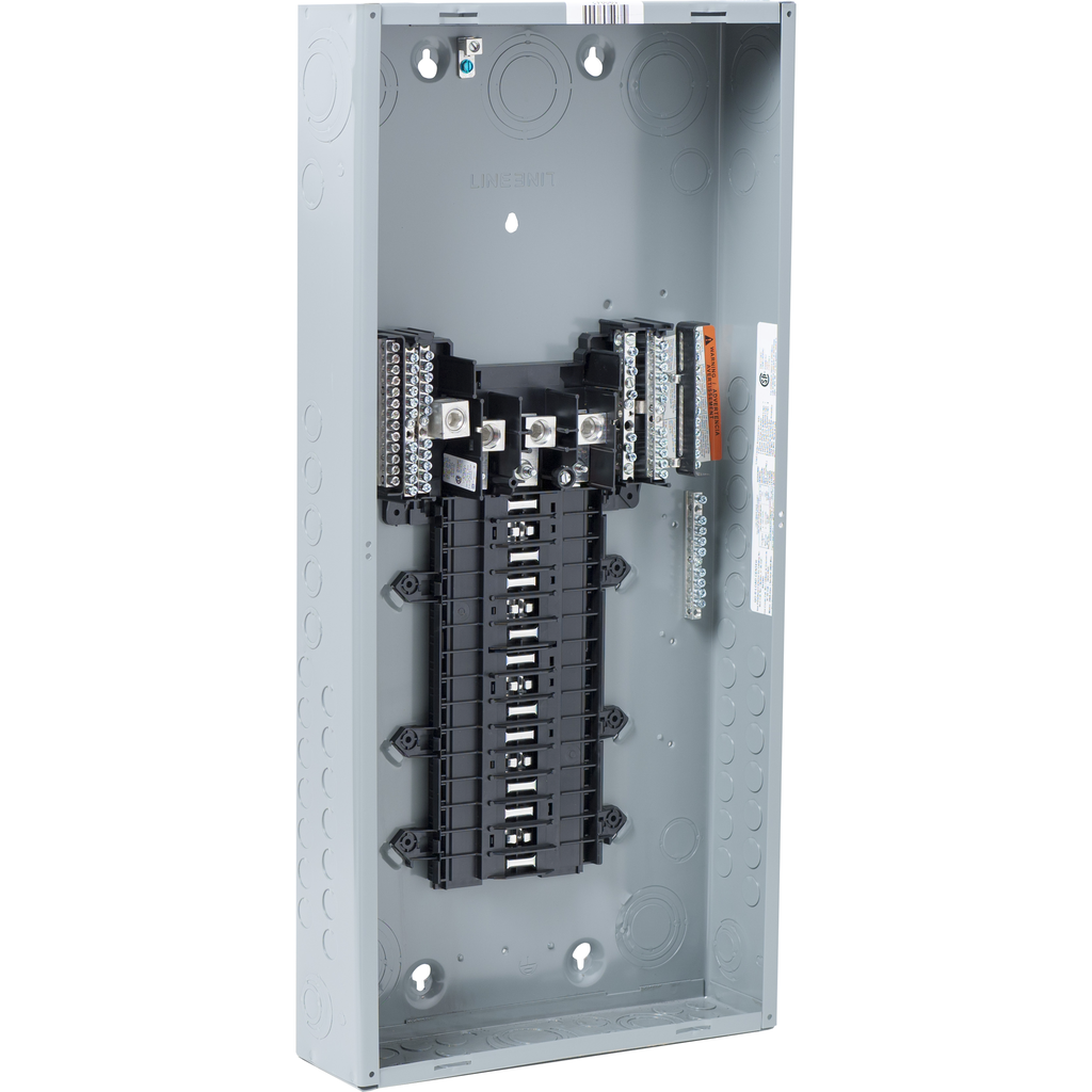 QO330ML2 – Load center, QO, 3 phase, 30 spaces, 30 circuits, 200A convertible main lugs, NEMA1, CSA