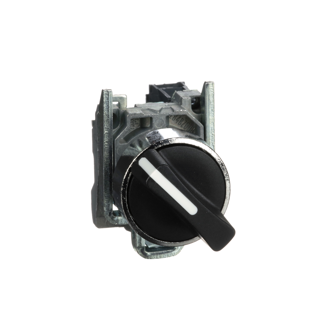 XB4BD21 – Harmony, 22mm Push Button, 2 position selector switch, black, maintained, 1 NO, 600 V