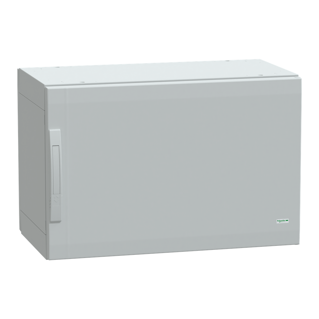 NSYPLA574G – Floor standing polyester enclosure, Thalassa PLA, plain door, completely sealed, 500x750x420mm, IP65, IK10