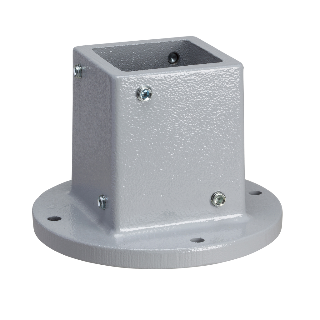 NSYCMUMR50 – Fixed subbase, square 50 mm, for PanelSeT S3CM HMI encl. RAL 7040.