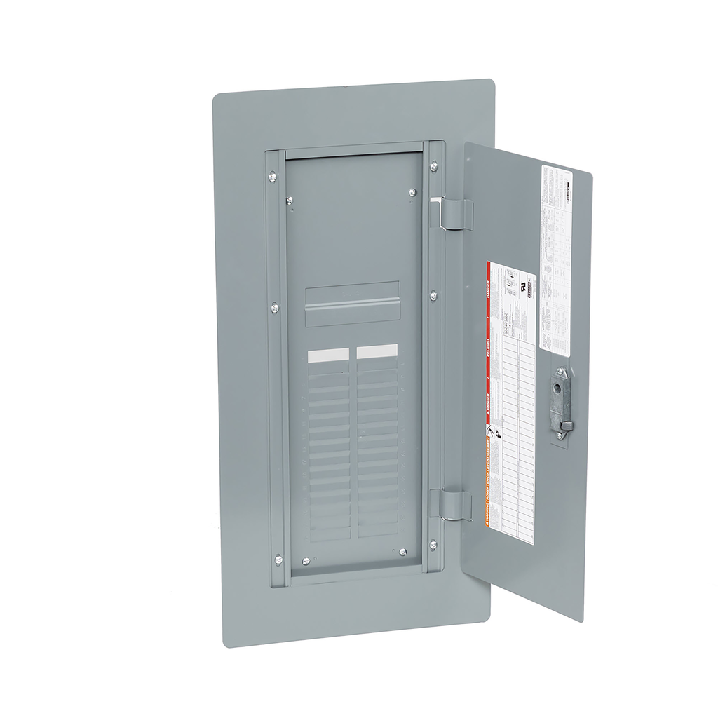 QOCMF30UC – Replacement cover, QO, for 30 space load center, mono flat, combination flush and surface, gray
