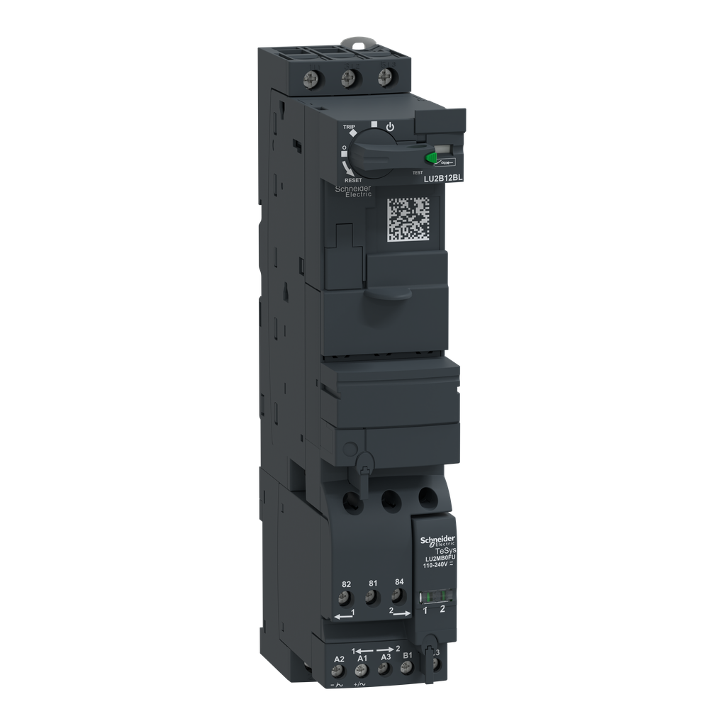 LU2B12BL – Reversing power base, TeSys Ultra, 3P, 12A/690V, coil 24VDC