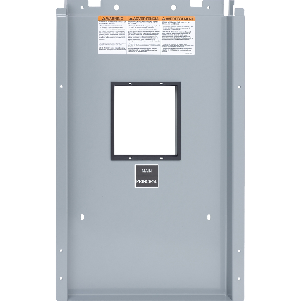 Mayer-DDS-Panelboard accessory, NF, deadfront kit, main breaker, 250A, J-Frame-1