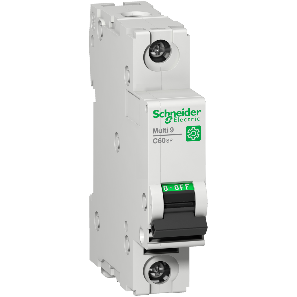 M9F21150 – Miniature circuit breaker (MCB), Multi9 C60SP, 1P, 50A, B curve, 10kA (UL1077), 10kA (IEC/EN 60947-2)