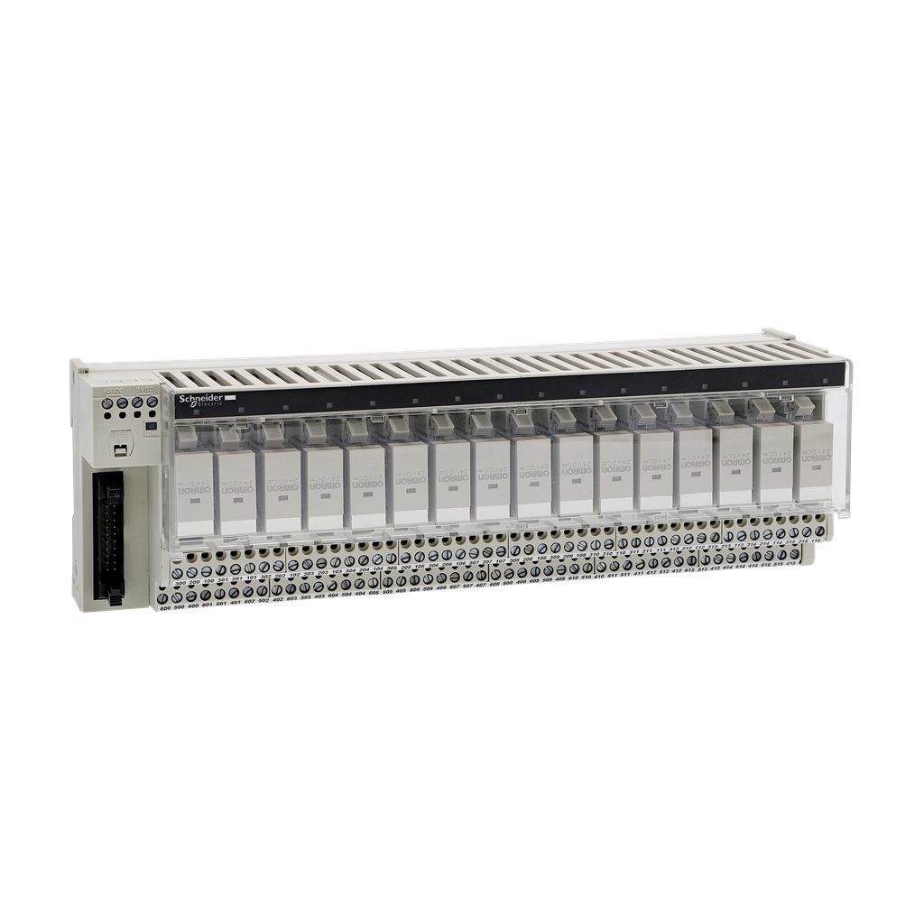 ABE7R16T370 – Sub-base with plug-in electromechanical relay ABE7 – 16 channels – relay 12.5 mm