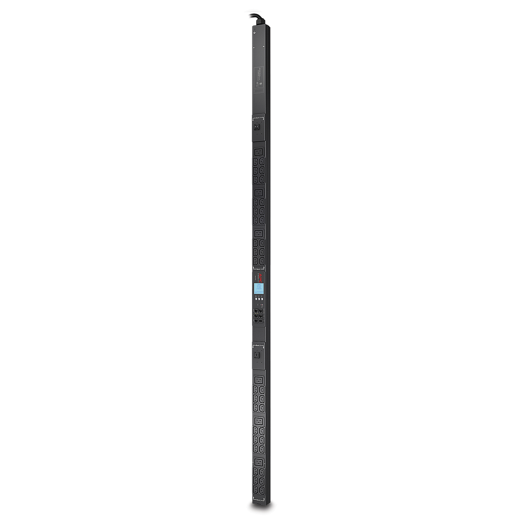 AP8841 – APC NetShelter Rack PDU, Metered, 0U, 5.0kW 200V and 208V 30A, (36) C13 and (6) C19 outlets