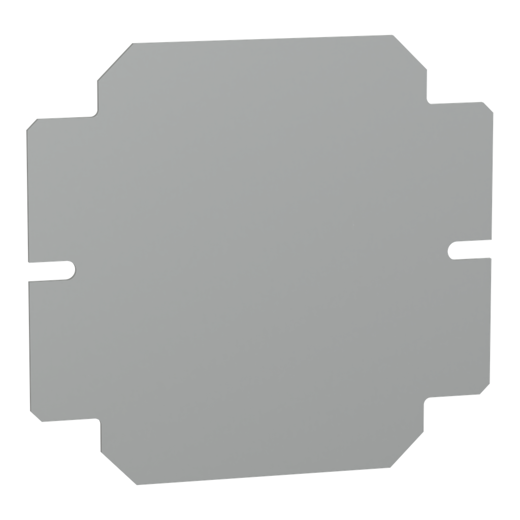 NSYMM11SB – Plain mounting plate H150xW150mm made of galvanised sheet steel