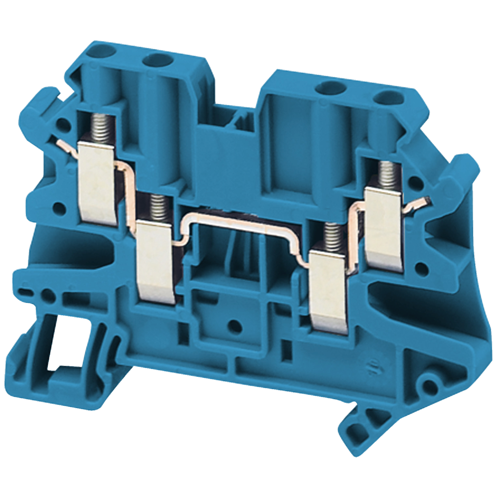 NSYTRV44BL – Terminal block, Linergy TR, blue, 4mm2, passthrough, 4 points, set of 10