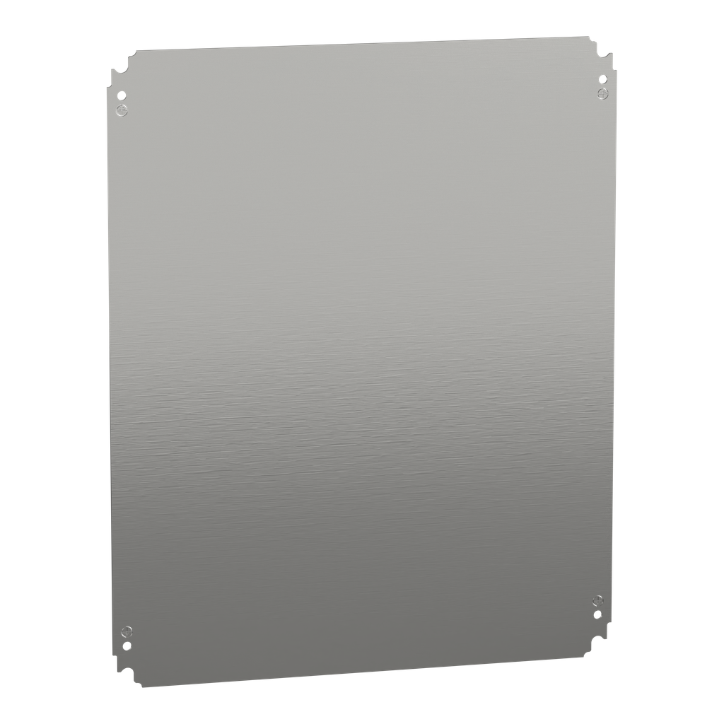NSYMM65 – Plain mounting plate H500xW600mm made of galvanised sheet steel