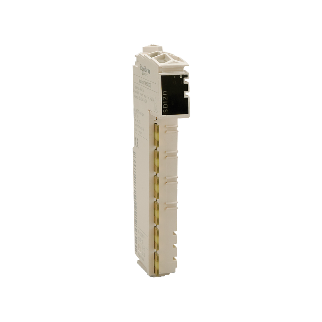 TM5SDM12DT – discrete IO module, Modicon TM5, 8 DI, 4O, 24V DC, 1 wire