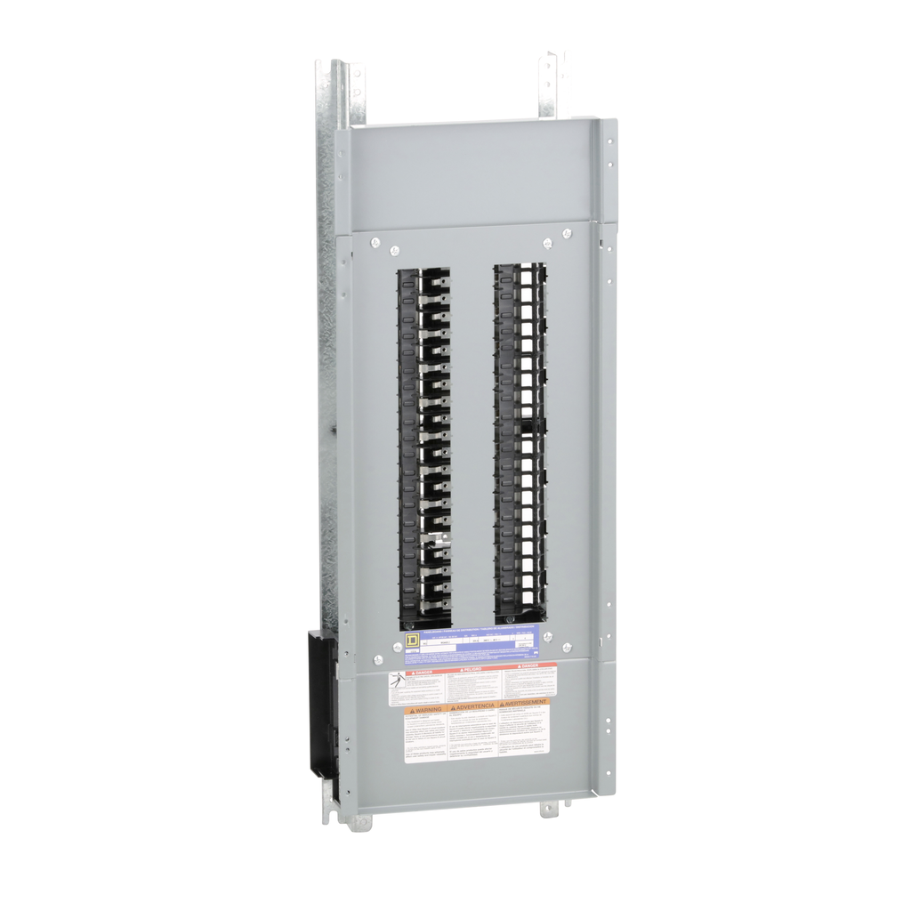 NQ42L2 – Panelboard interior, NQ, main lugs, 225A, Al bus, 42 pole spaces, 1 phase, 3 wire, 240VAC, 48VDC