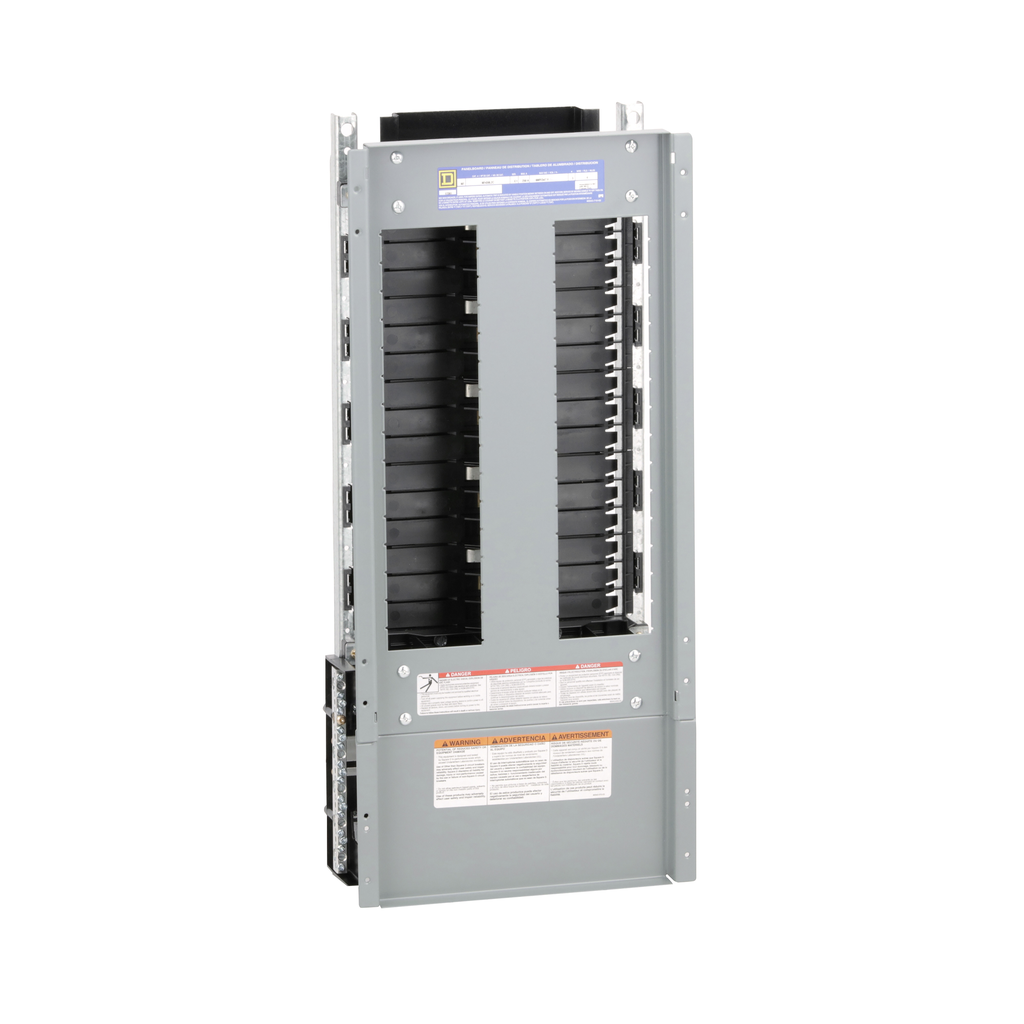 NF430L2C – Panelboard interior, NF, main lugs, 250A, Cu bus, Al neutral assembly, 30 pole spaces, 3 phase, 4 wire, 600Y/347VAC max