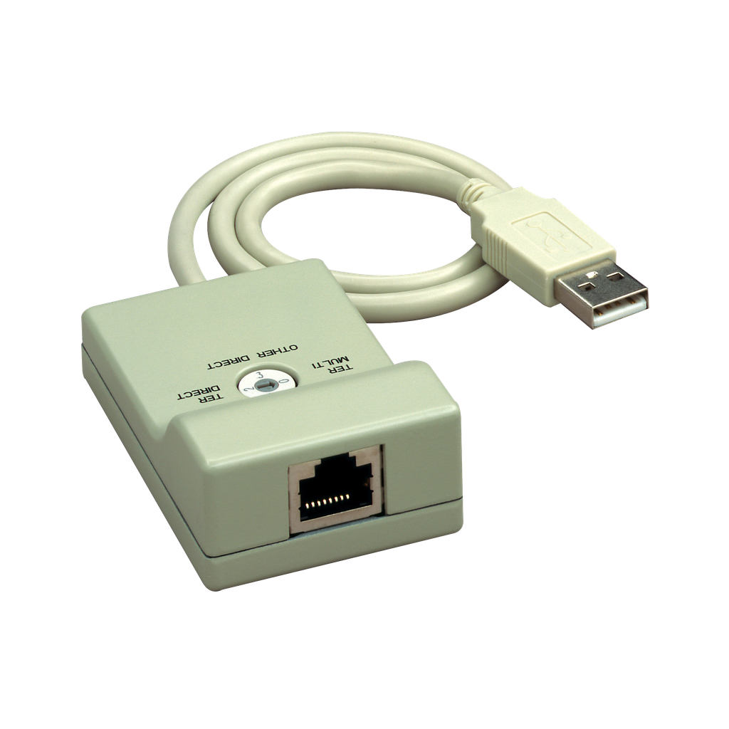 TSXCUSB485 – connection cord set for PC terminal – for Atrium / Premium – 0.4 m