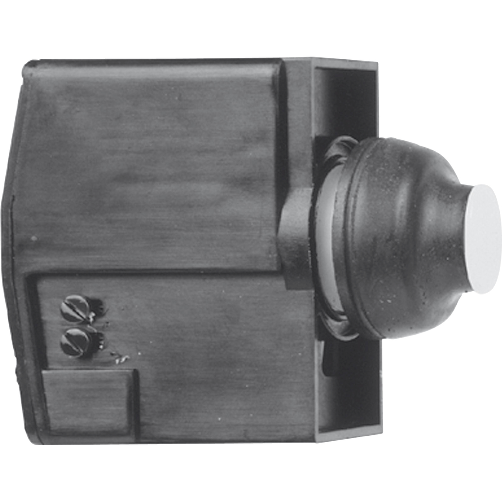 Mayer-DDS-Booted push button, Harmony XAC, control circuit, black, booted, 1NO + 1NC at start of travel, 1NO at end of travel, 0...15V DC-1