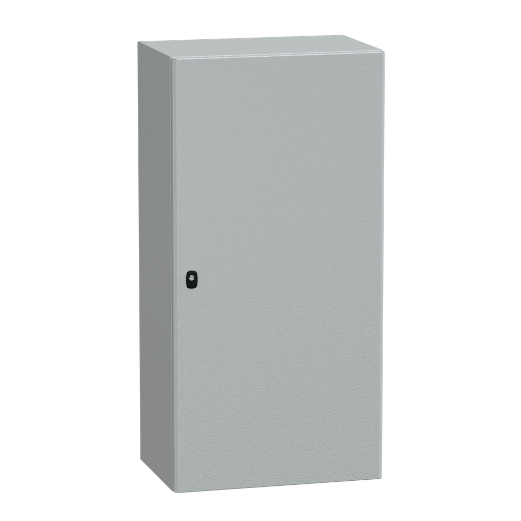 NSYS3D12640 – Wall mounted steel enclosure, PanelSeT S3D, plain door, without mounting plate, 1200x600x400mm, IP66, IK10