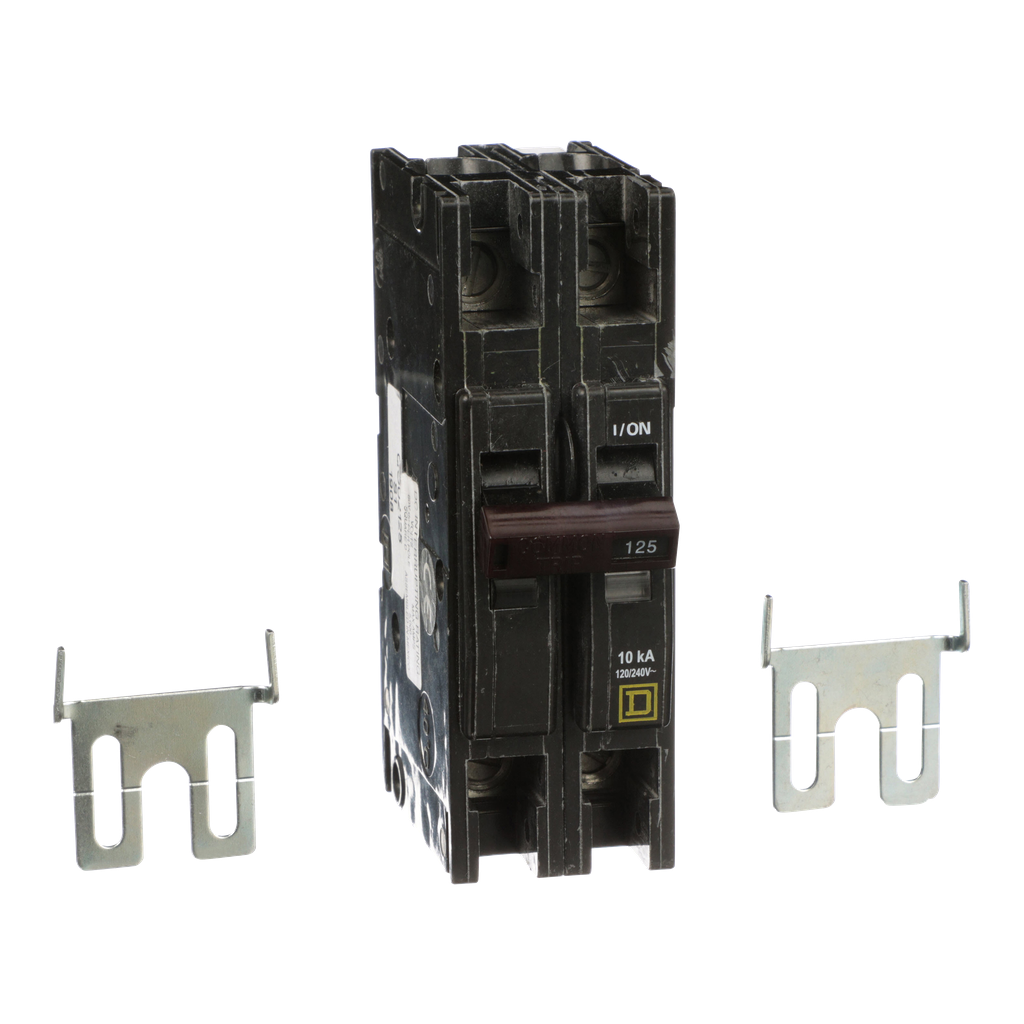 QOU2125 – Mini circuit breaker, QOU, 125A, 2 pole, 120/240 VAC, 10kA
