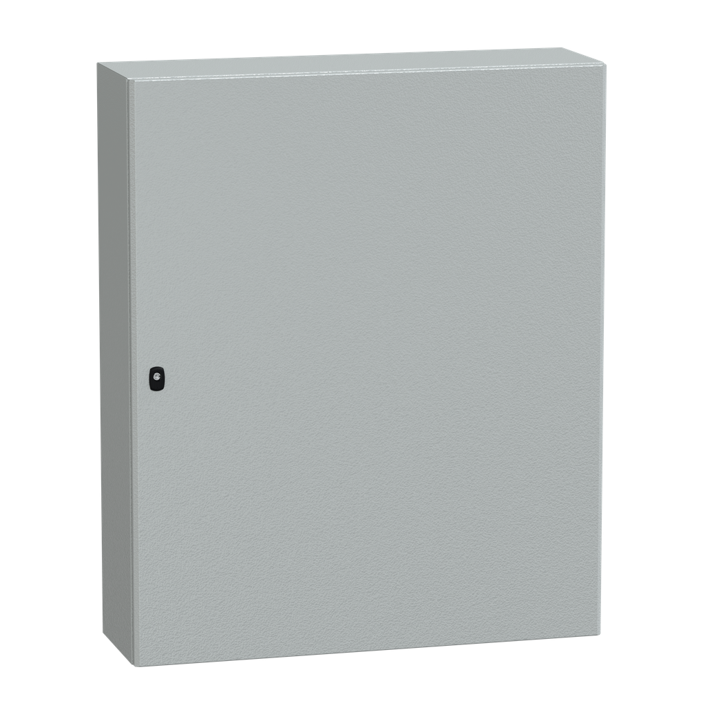 NSYS3D121030 – Wall mounted steel enclosure, PanelSeT S3D, plain door, without mounting plate, 1200x1000x300mm, IP66, IK10