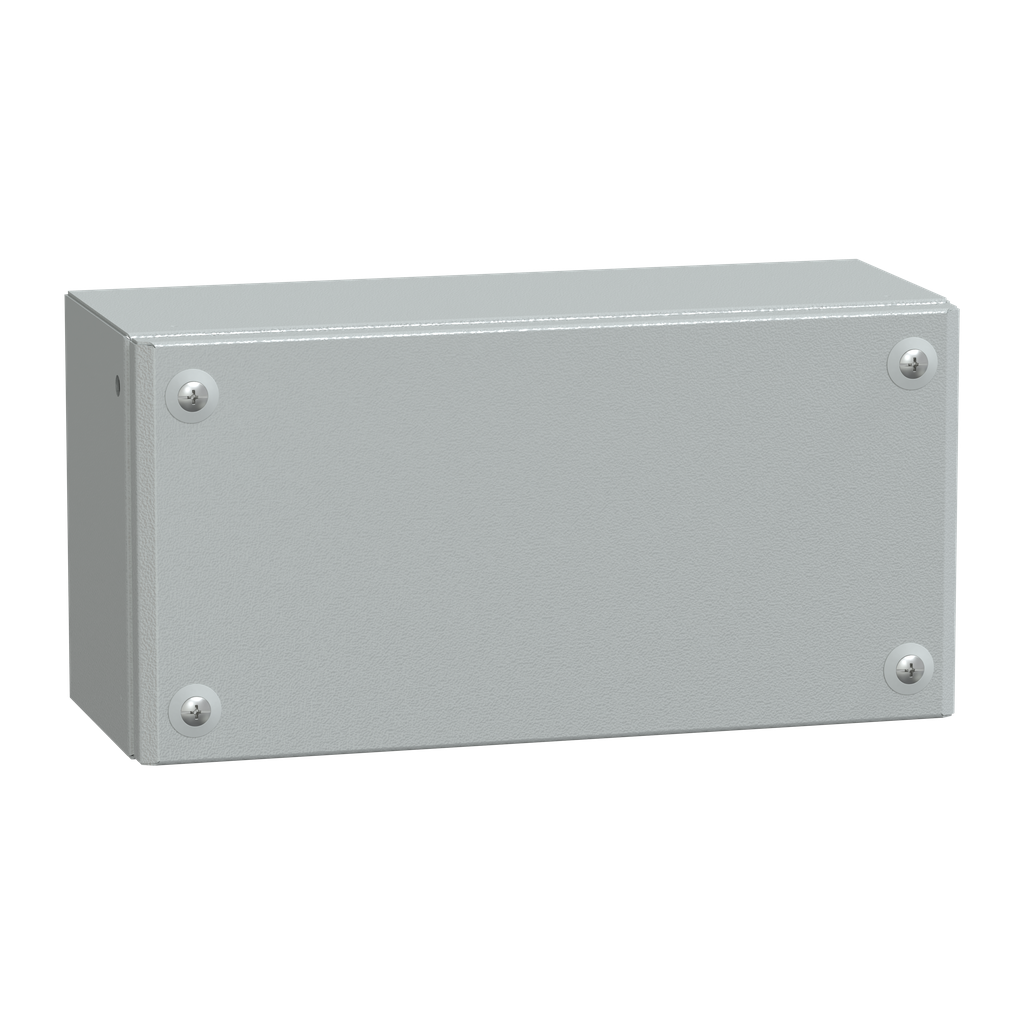 NSYSBM153012 – Metal industrial box plain door H150xW300xD120 IP66 IK10 RAL 7035