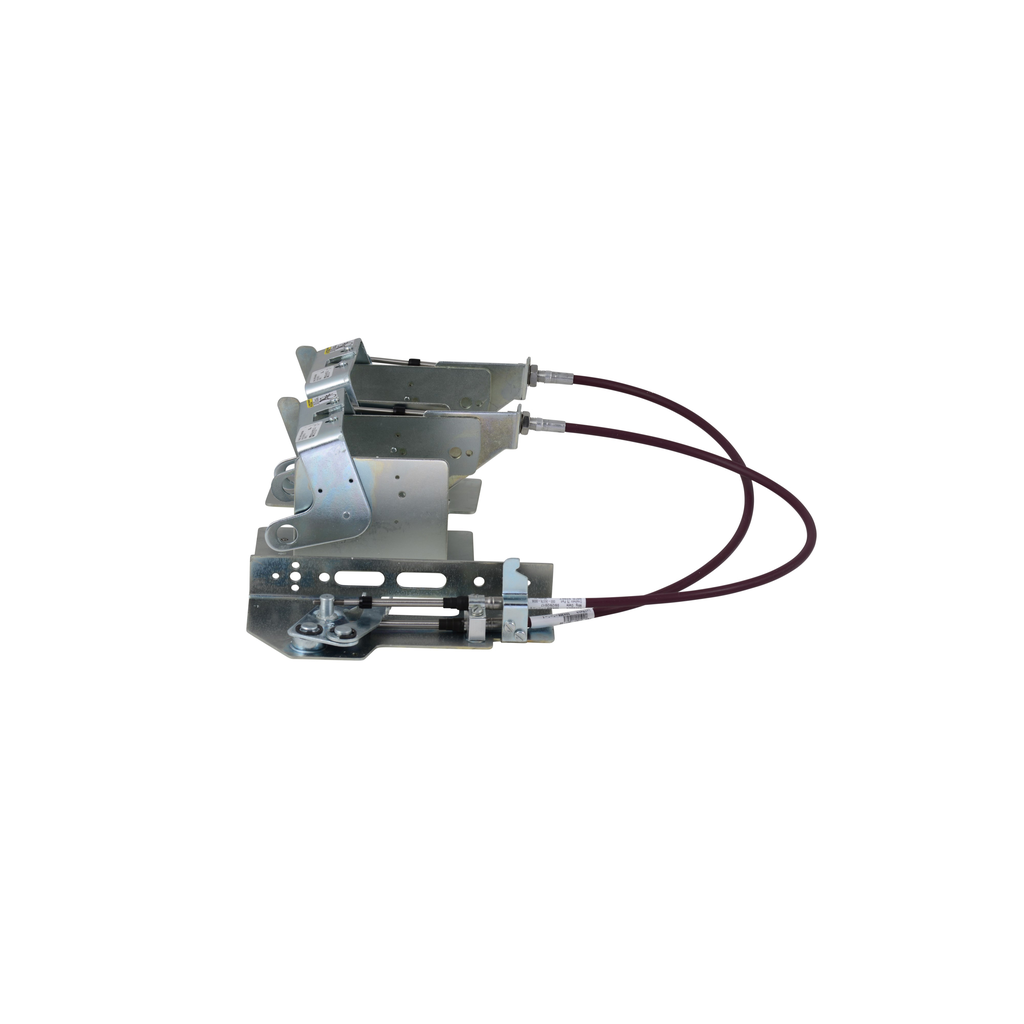 9422CSFD33 – Disconnect mechanism, circuit breaker, dual cable operated, 150/250A, 3 pole, PowerPacT H and J breaker, two 36 inch cables