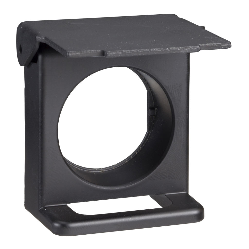 ZB4BZ62 – Padlockable flap, Harmony XB4, for 22mm flush push button, metal, black
