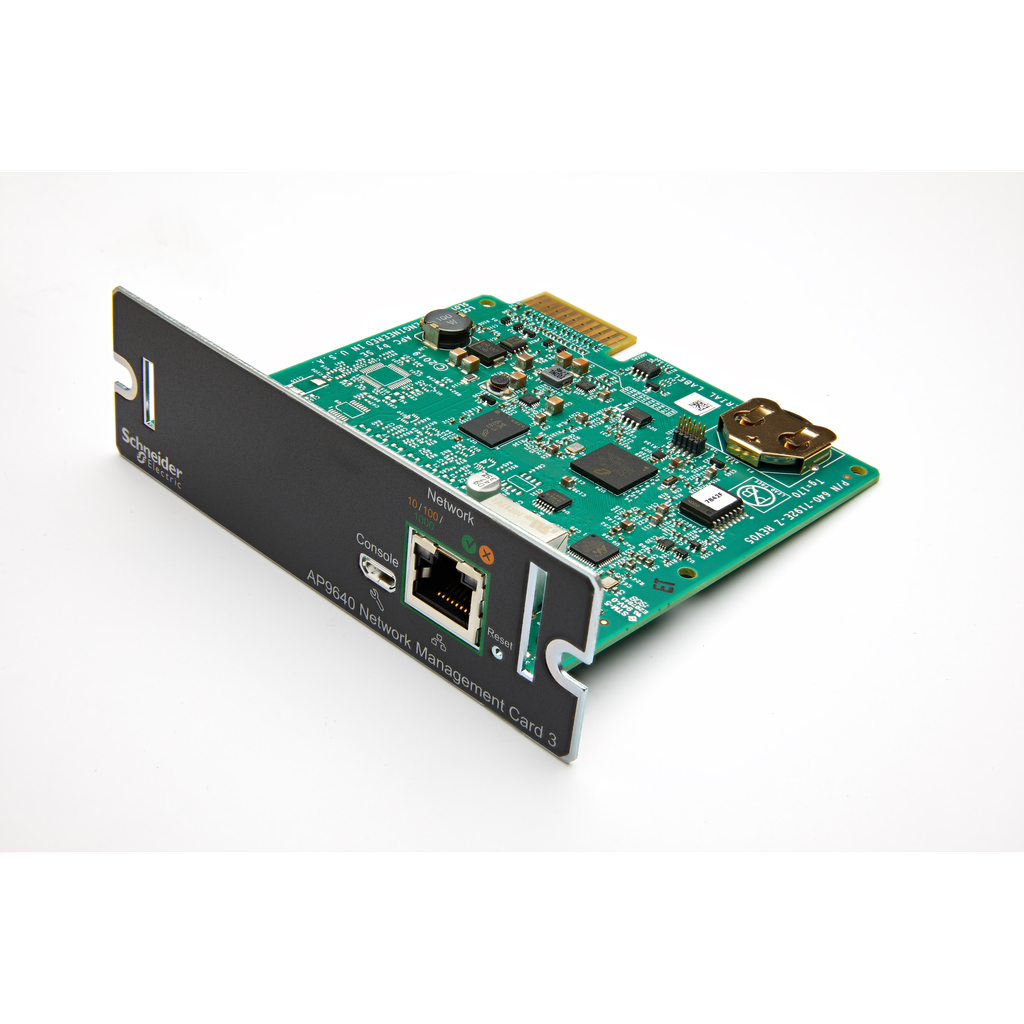 AP9640 – Device monitoring and management, Network Management Cards, NMC3, secure remote UPS monitoring and management