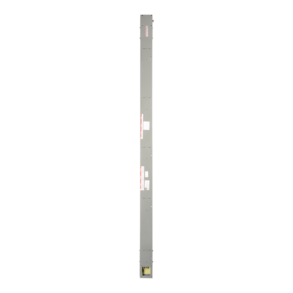 APH306G10 – Straight length, I-Line Busway, 600A, 600VAC, 3 phase, 3 wire, integral ground bus, bracing, Al, plug in, 10ft