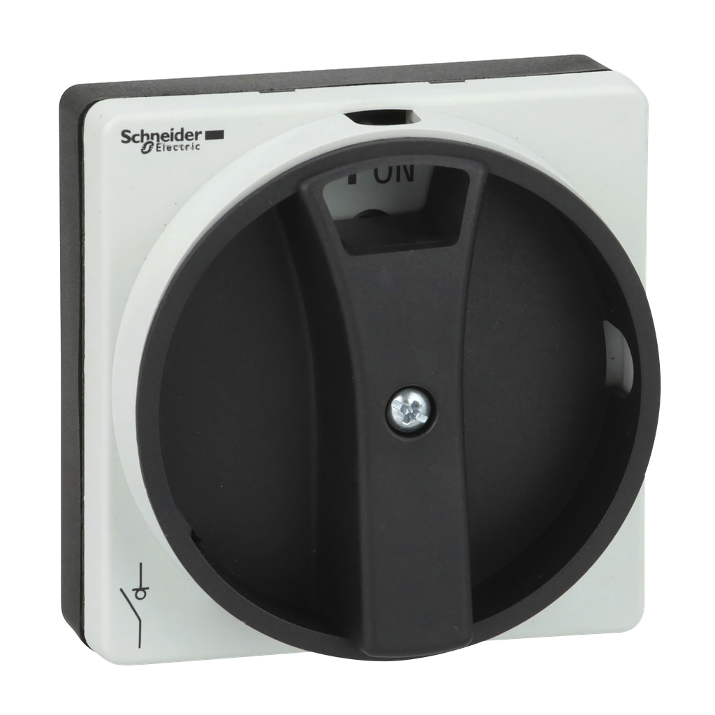 VLSH1S5B – Disconnect switch, TeSys VLS, recessed rotary handle, screw mounting, 65×65 mm, black handle, 5 mm shaft