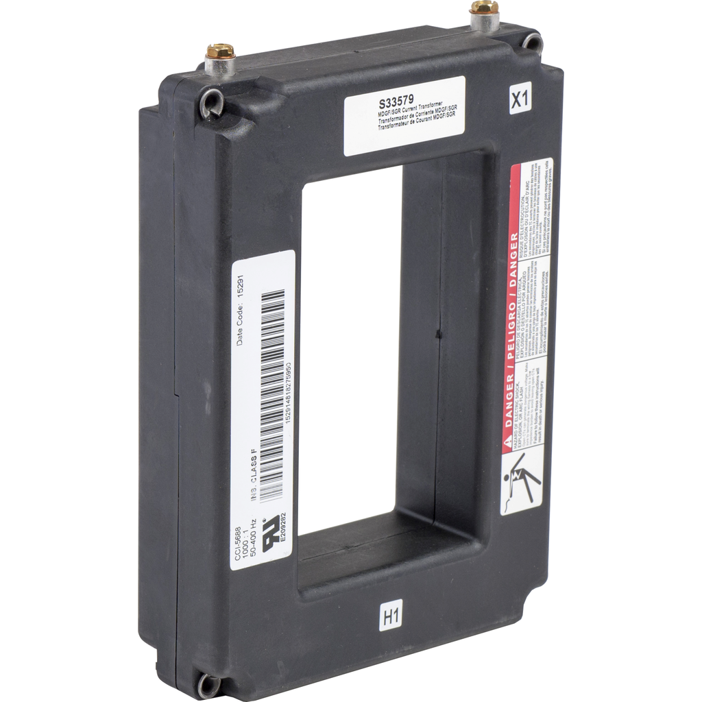 S33579 – Circuit breaker accessory, PowerPacT M/P/R, external neutral sensor, for SGR and MDGF applications