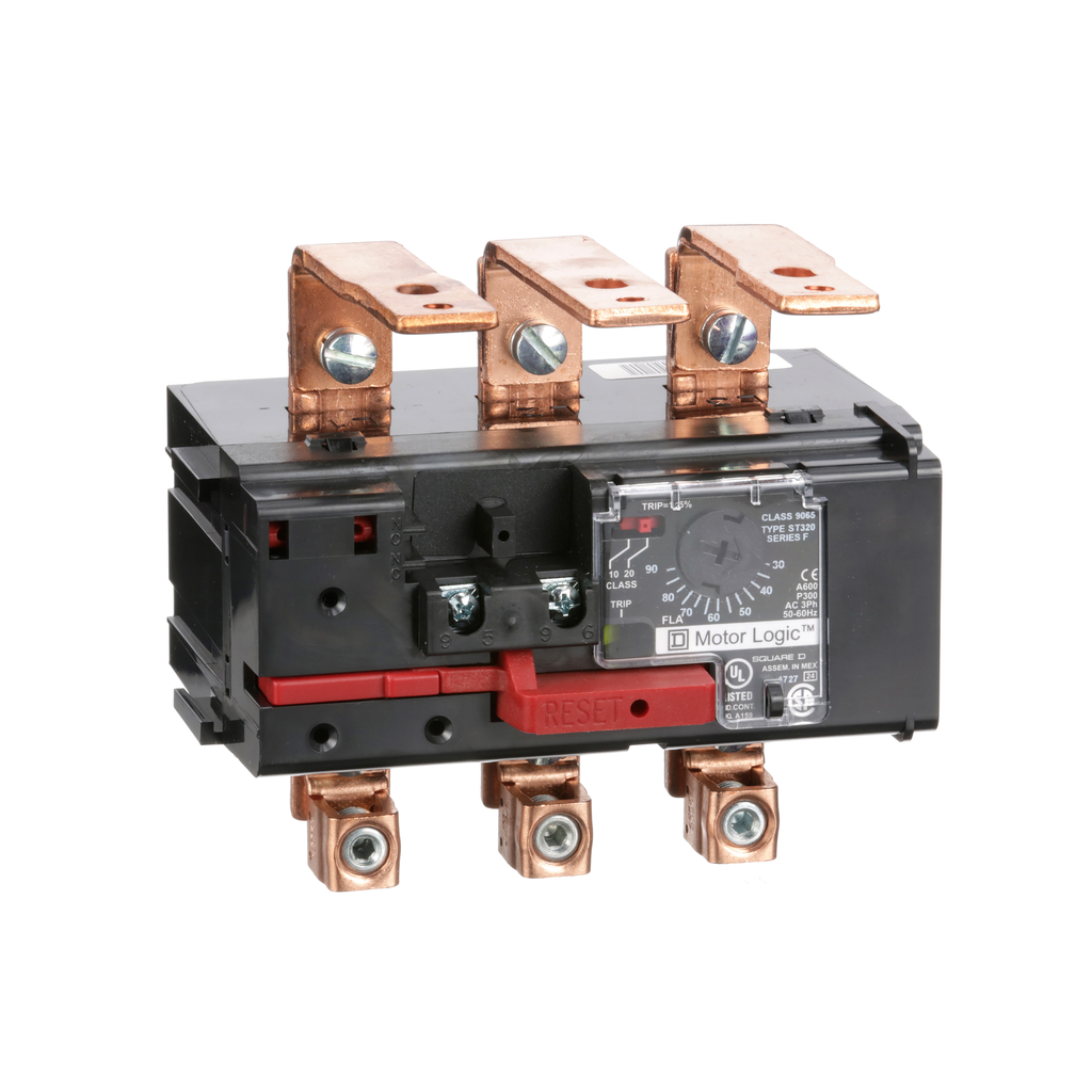 9065ST320 – Overload Relay, Motor Logic, solid state overload relay, NEMA Size 3, 3 pole, 30A to 90A, 600VAC, replacement relay