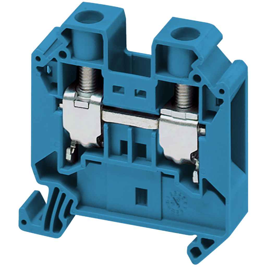 NSYTRV162BL – Terminal block, Linergy TR, blue, 16mm2, passthrough, 2 points, set of 10
