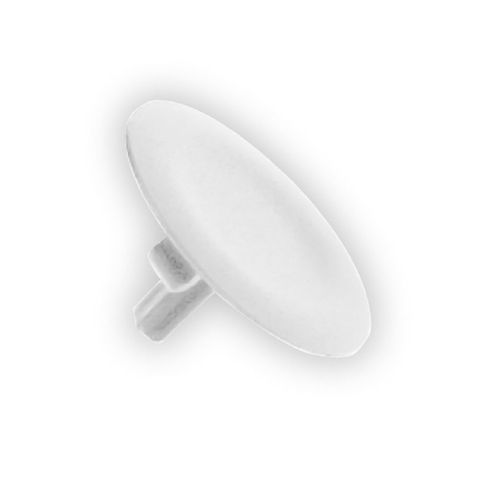 Mayer-DDS-white cap unmarked for circular flush pushbutton 22mm-1