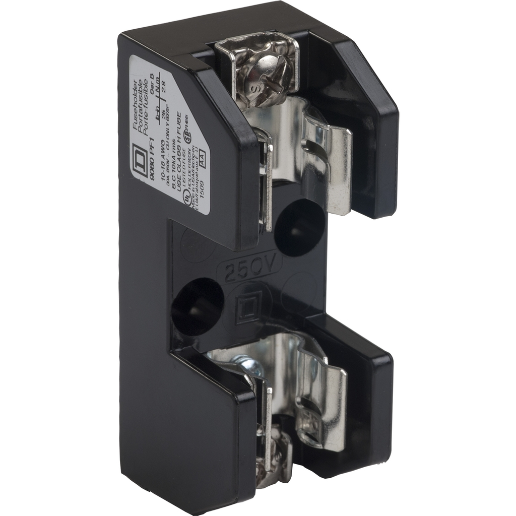 Product image for Square D 9080PF1 30 Amp 250 Volt Fuse Block