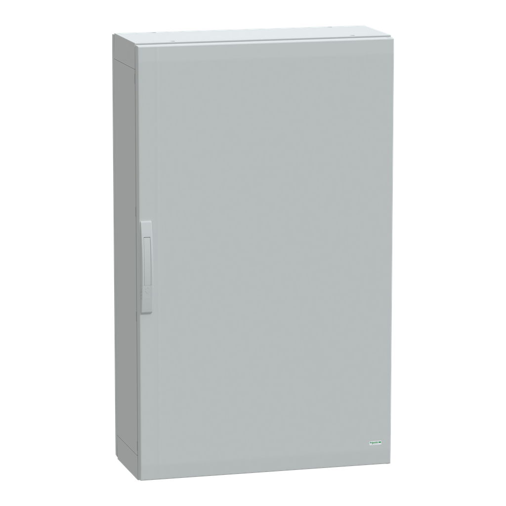 NSYPLA1273G – Floor standing polyester enclosure, Thalassa PLA, plain door, completely sealed, 1250x750x320mm, IP65, IK10
