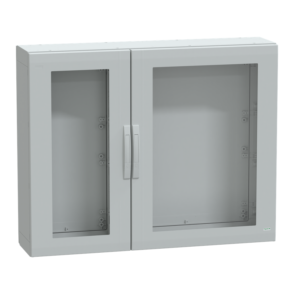 NSYPLA10123TG – Floor standing polyester enclosure, Thalassa PLA, glazed door, completely sealed, 1000x1250x320mm, IP65, IK08