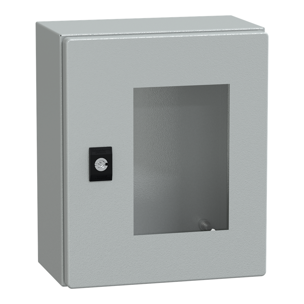 NSYCRN325150T – PanelSeT CRN tspt door w/o mount.plate. H300xW250xD150 IP66 IK10 RAL7035..