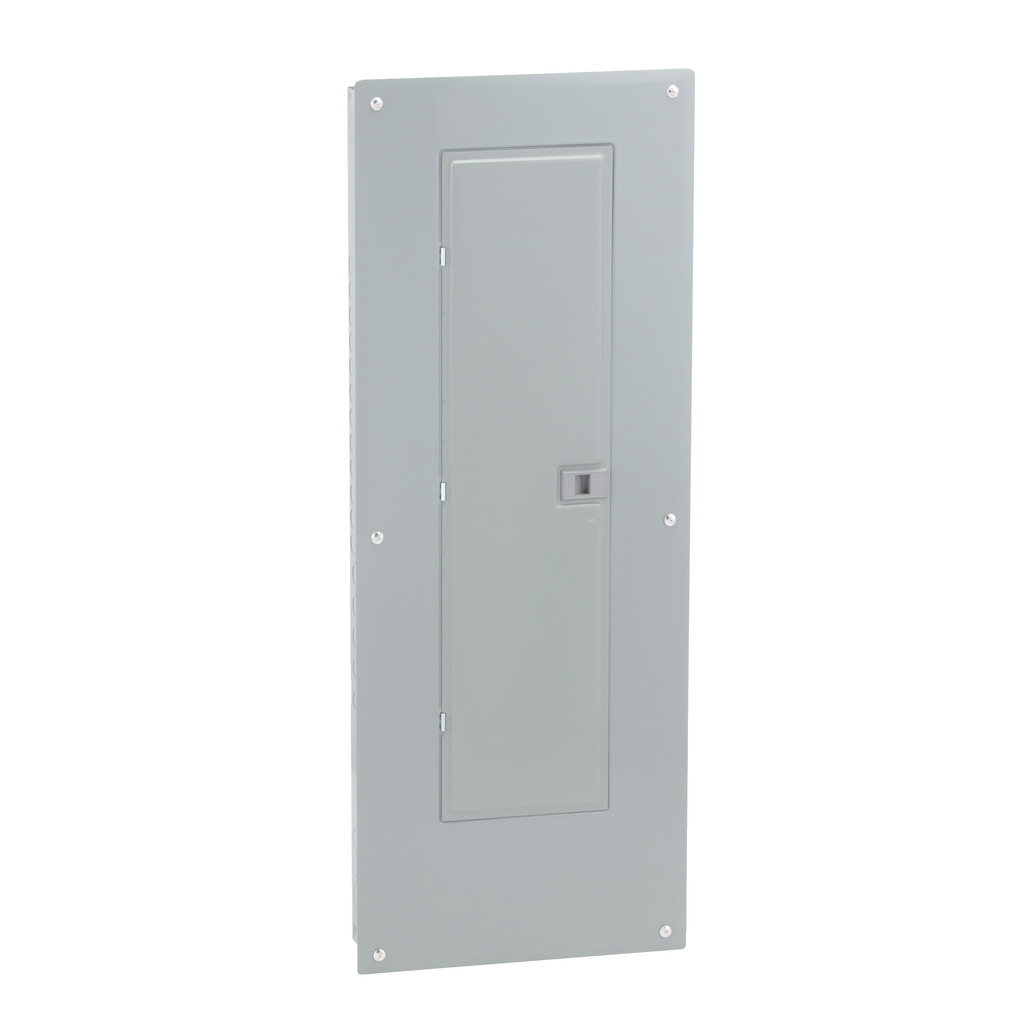 HOM4284L225PC – Load center, Homeline, 1 phase, 42 spaces, 84 circuits, 225A convertible main lugs, PoN, NEMA1, combo cover