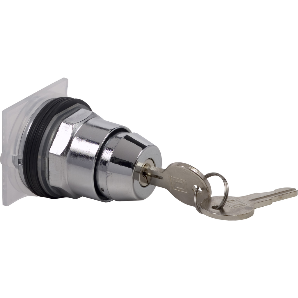 Product image for Square D 9001KS46K10 30 mm 3-Position Maintained Key Non-Illuminated Selector Switch Operator