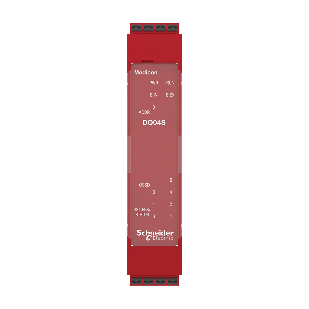 Mayer-DDS-expansion module, Modicon MCM, 4 DO, spring-2