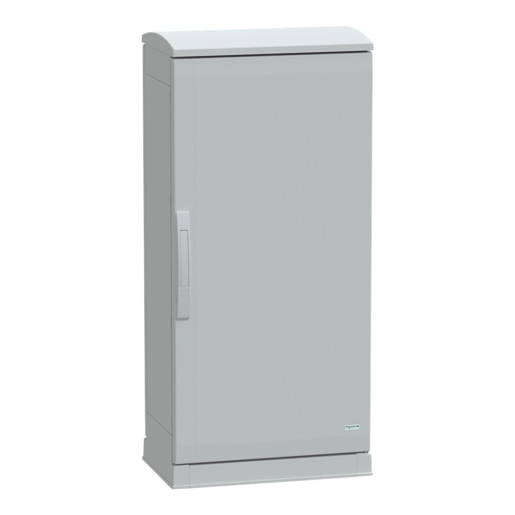 NSYPLAZT1053G – Floor standing polyester enclosure, Thalassa PLA, open bottom, ventilated canopy, 1000x500x320mm, IP44, IK10