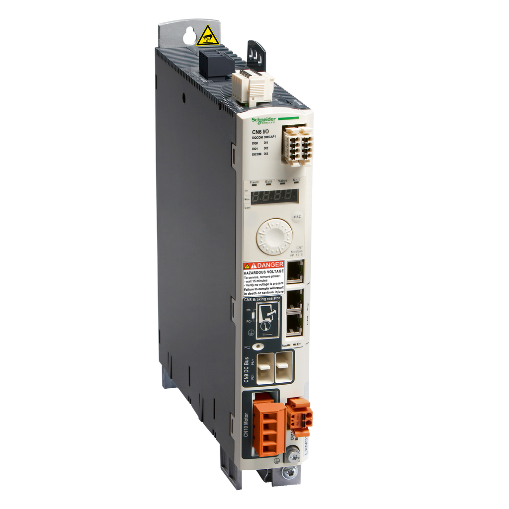 LXM32AD12N4 – motion servo drive, Lexium 32, 12A, three phase, supply voltage 208 to 480V, 0.9kW, IP20