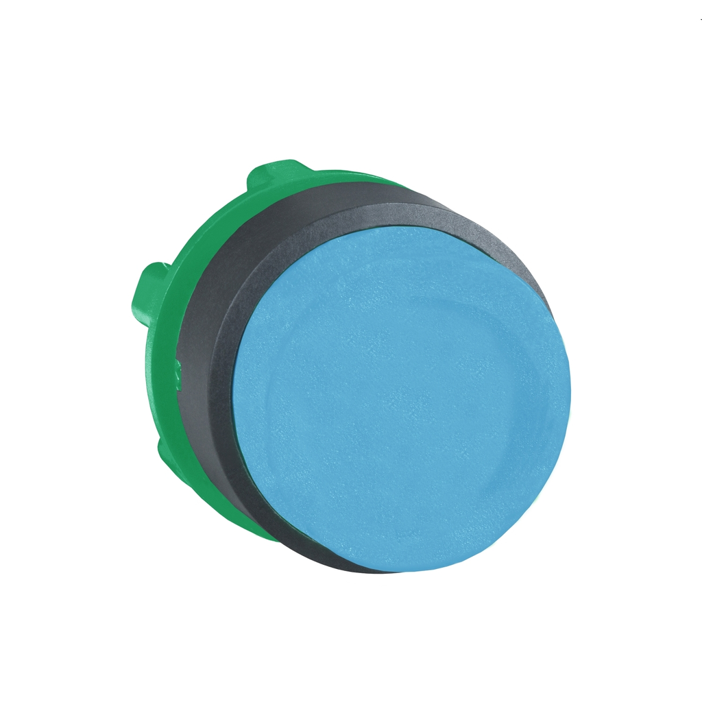 Mayer-DDS-Head for non illuminated push button, Harmony XB5, XB4, blue projecting pushbutton 22mm spring return unmarked-1