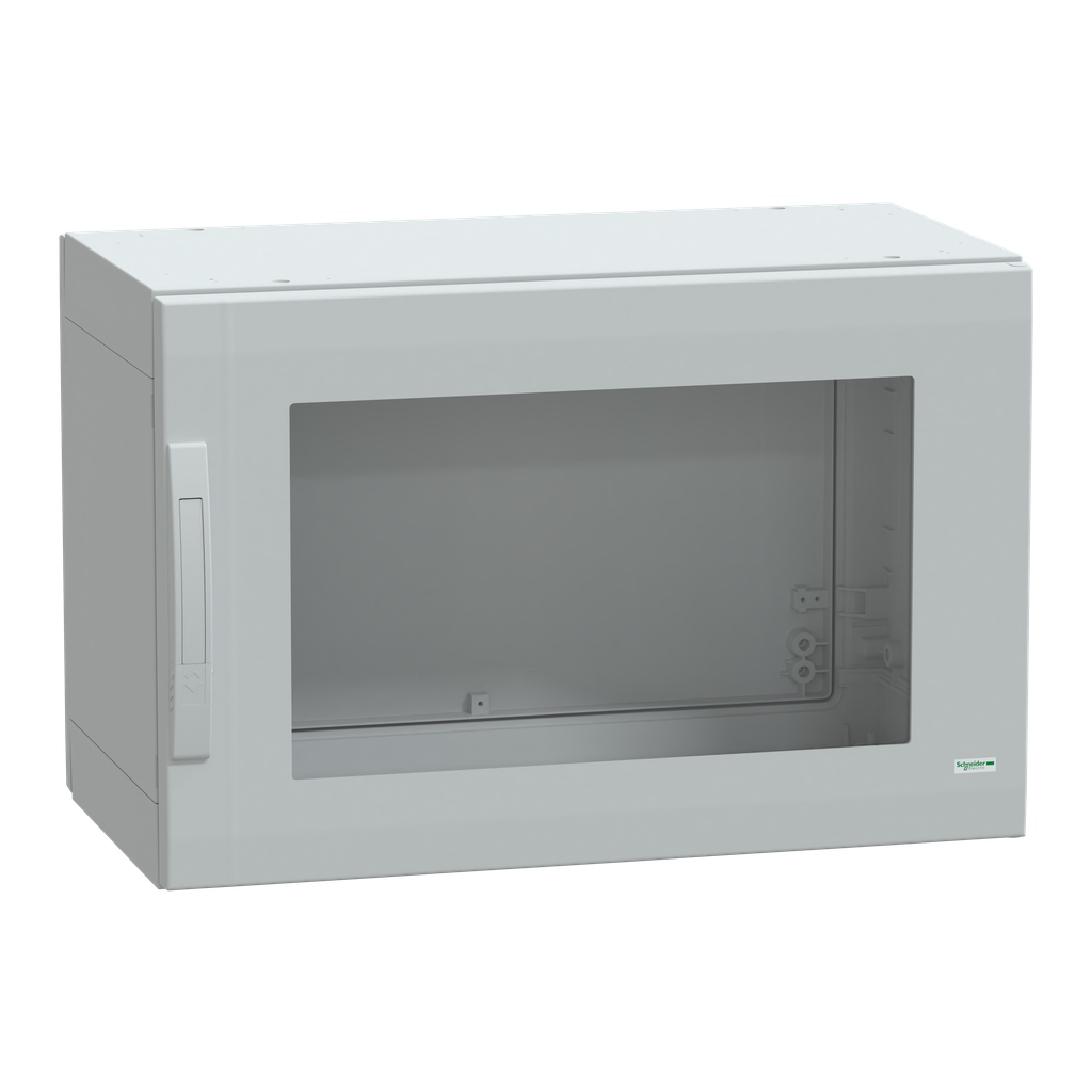 NSYPLA574TG – Floor standing polyester enclosure, Thalassa PLA, glazed door, completely sealed, 500x750x420mm, IP65, IK08